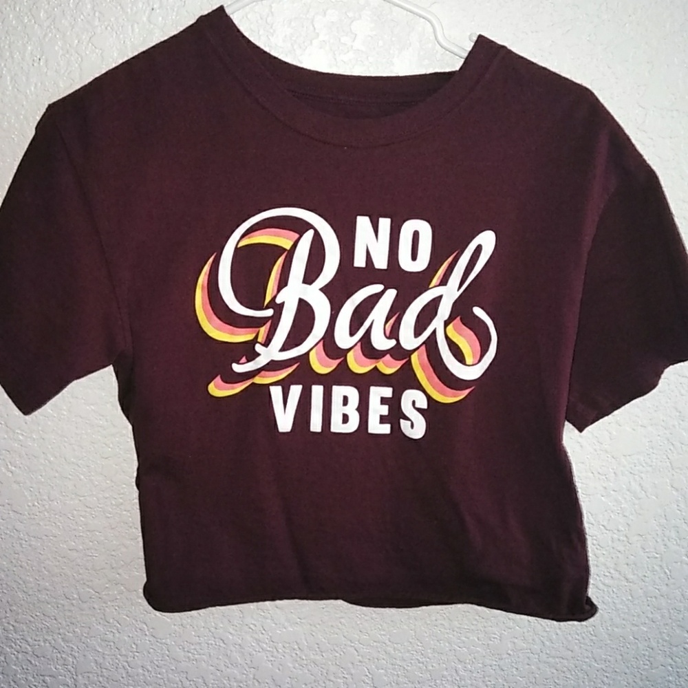 Maroon crop top